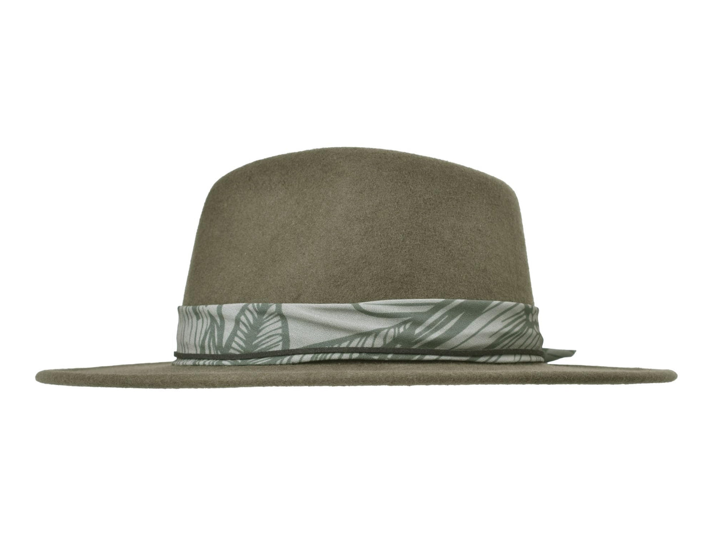 Wide Brim Felt Hat | Minimal Wool Fedora Women’s Sun Protection Accessory