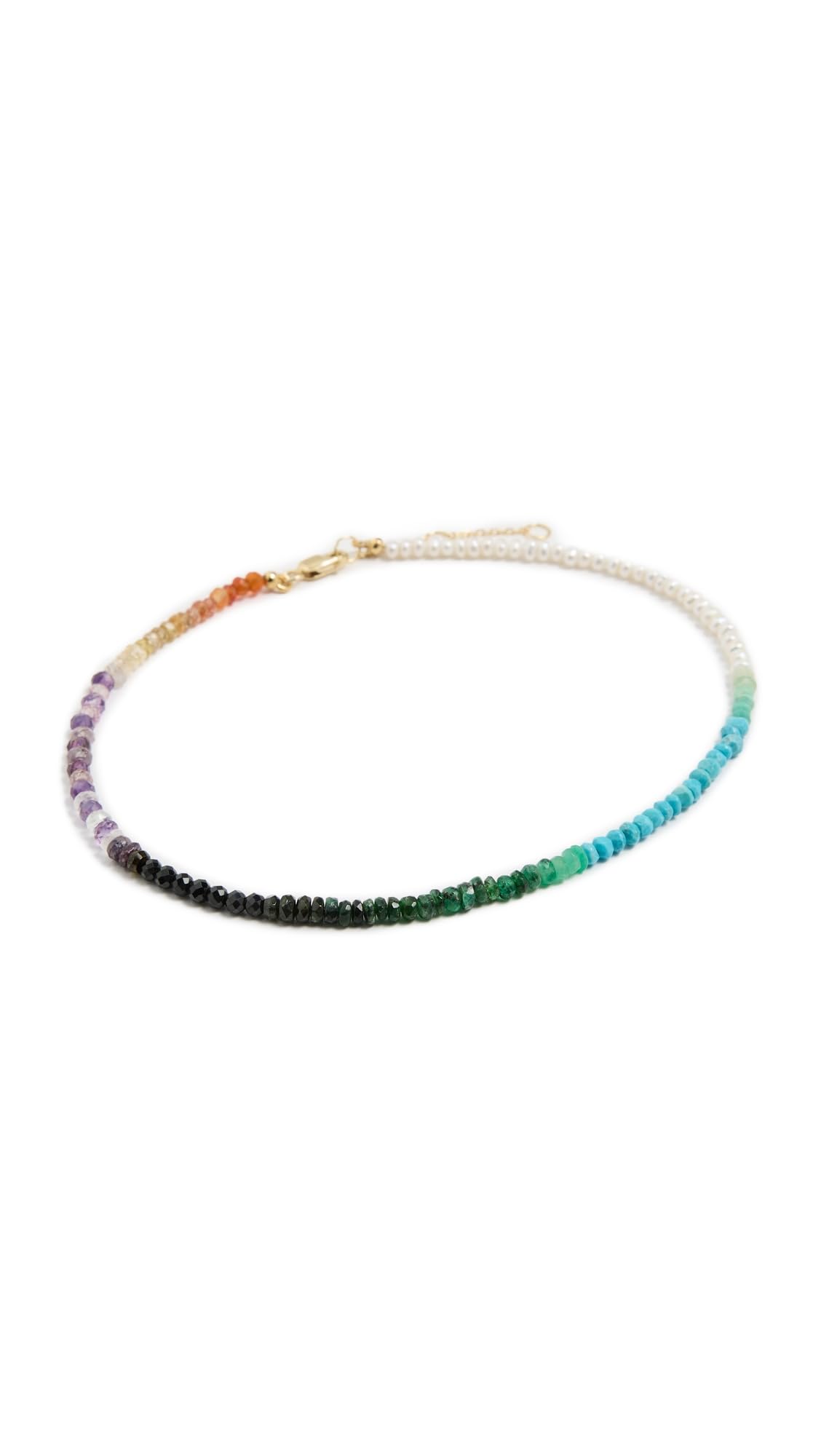 Gemstone Anklet Bracelet | Minimal Phoenix Women’s Jewelry One Size