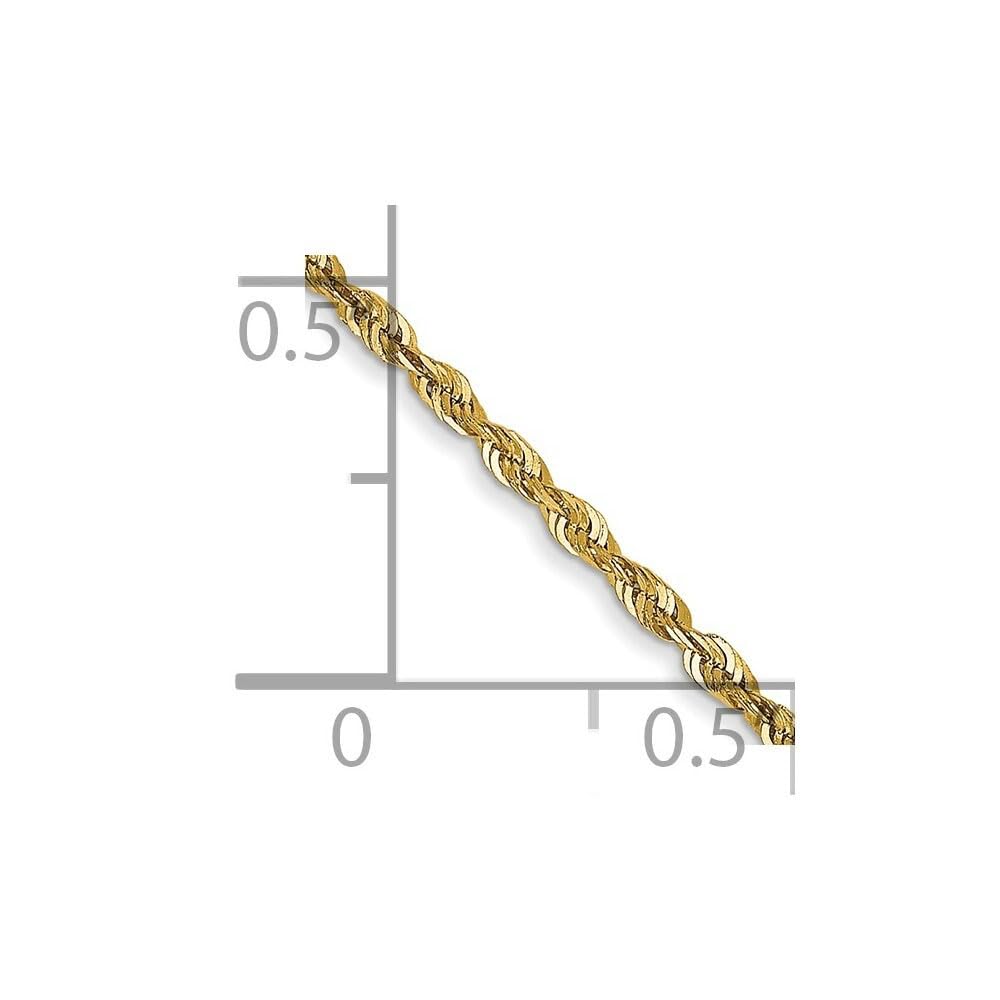 Diamond-Cut Rope Chain Bracelet | Minimal 14K Gold Dainty Women’s Jewelry