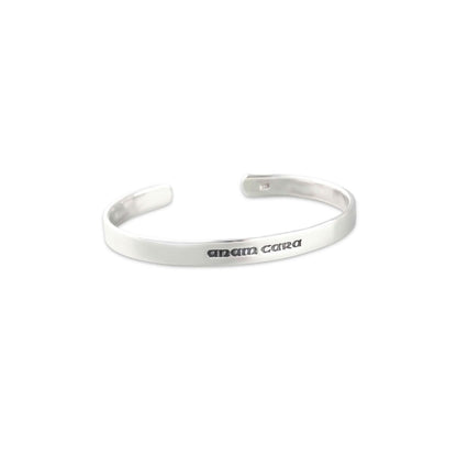 Silver Cuff Bracelet | Minimal 925 Solid Silver Dainty Jewelry for Women