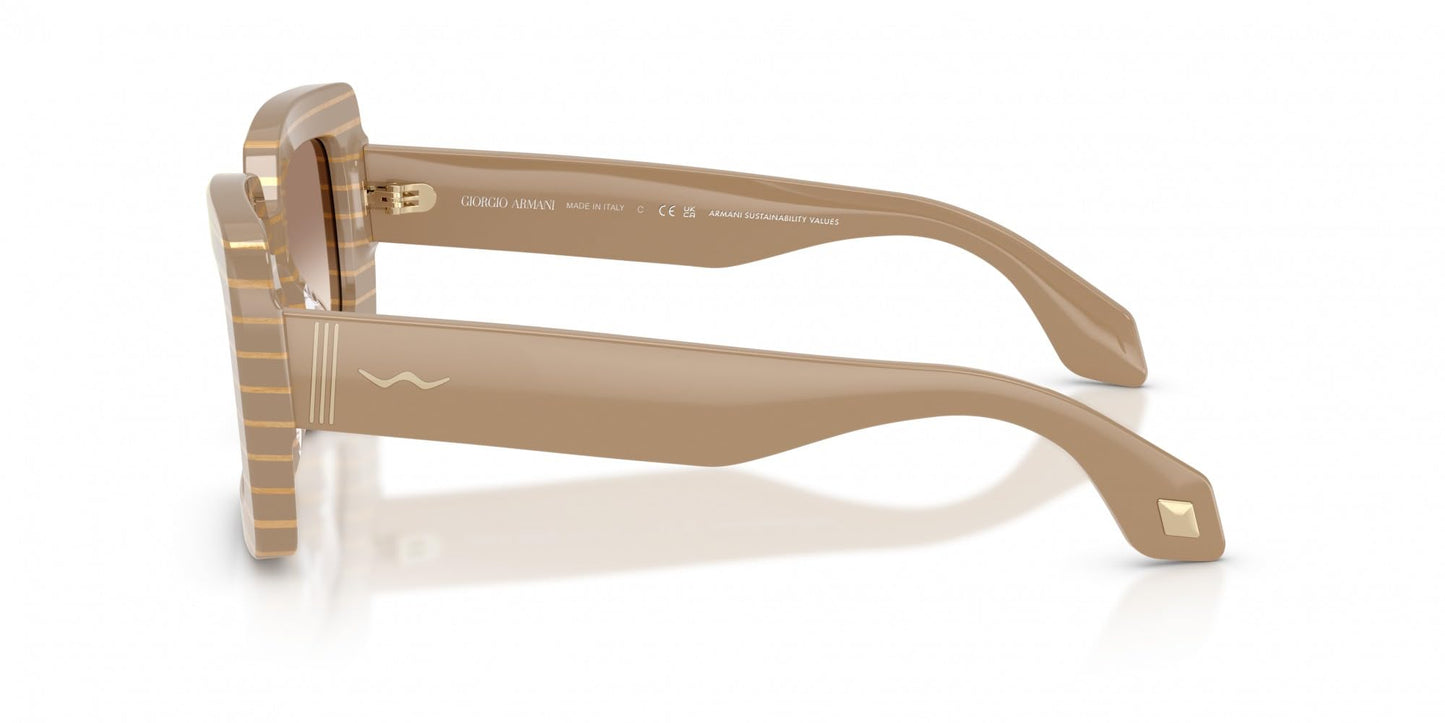 Gradient Brown Mirror Sunglasses | Minimal Women’s Designer Eyewear