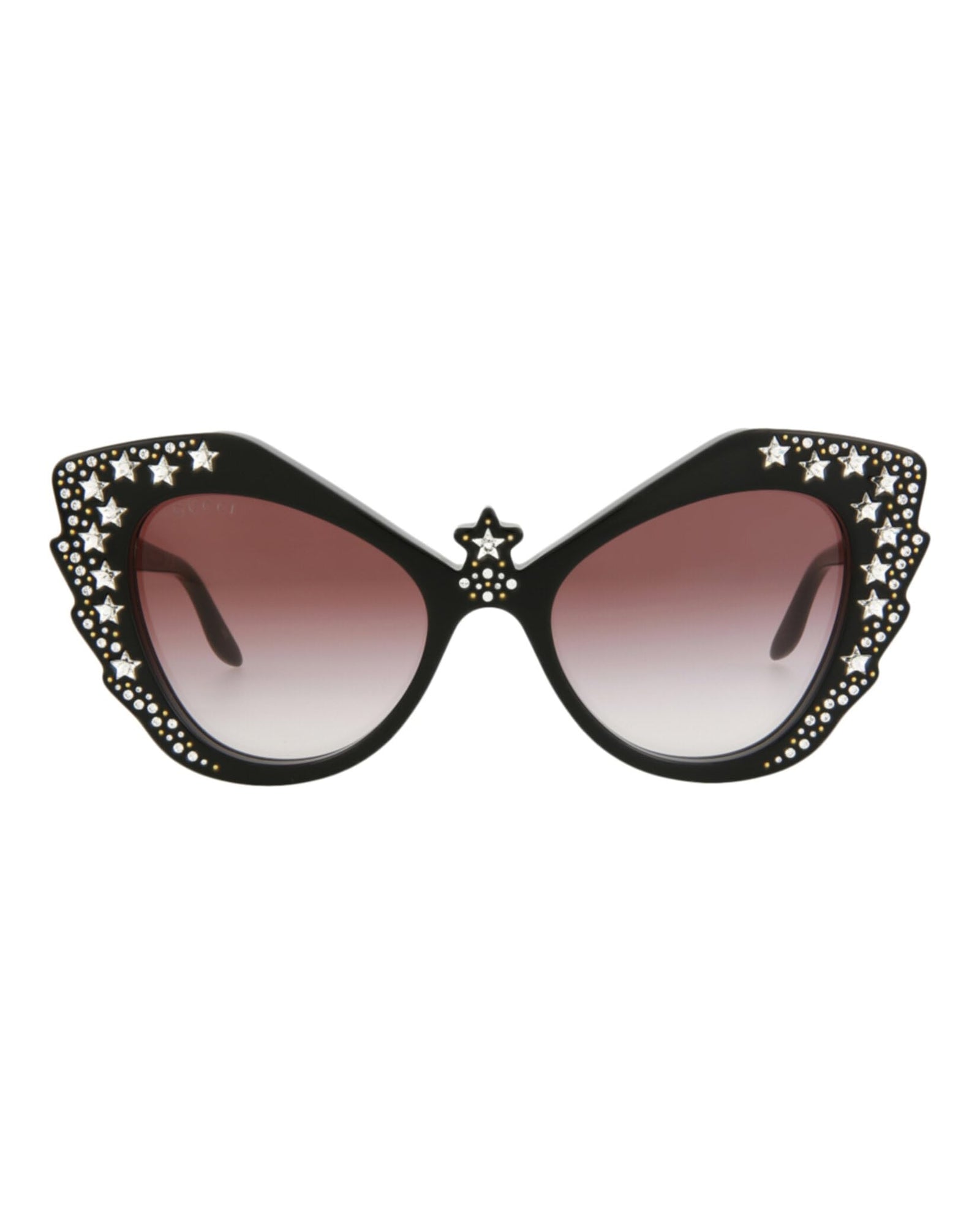 Cat Eye Sunglasses | Minimal Black Acetate Women’s Designer Eyewear with Gradient Lenses