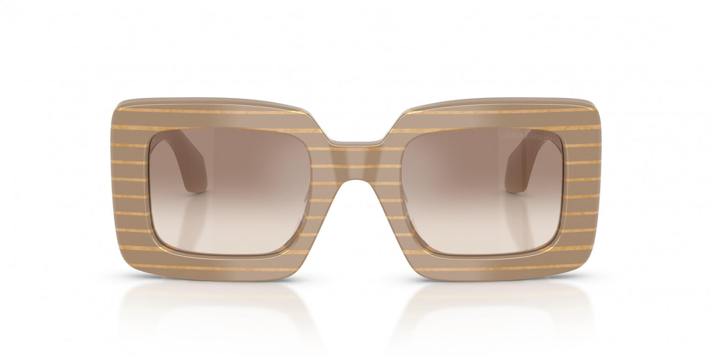 Gradient Brown Mirror Sunglasses | Minimal Women’s Designer Eyewear
