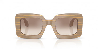 Gradient Brown Mirror Sunglasses | Minimal Women’s Designer Eyewear