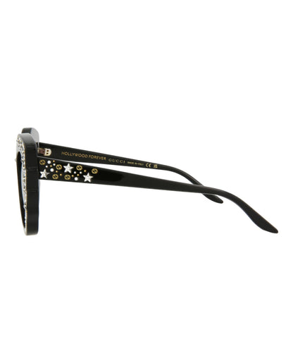 Cat Eye Sunglasses | Minimal Black Acetate Women’s Designer Eyewear with Gradient Lenses