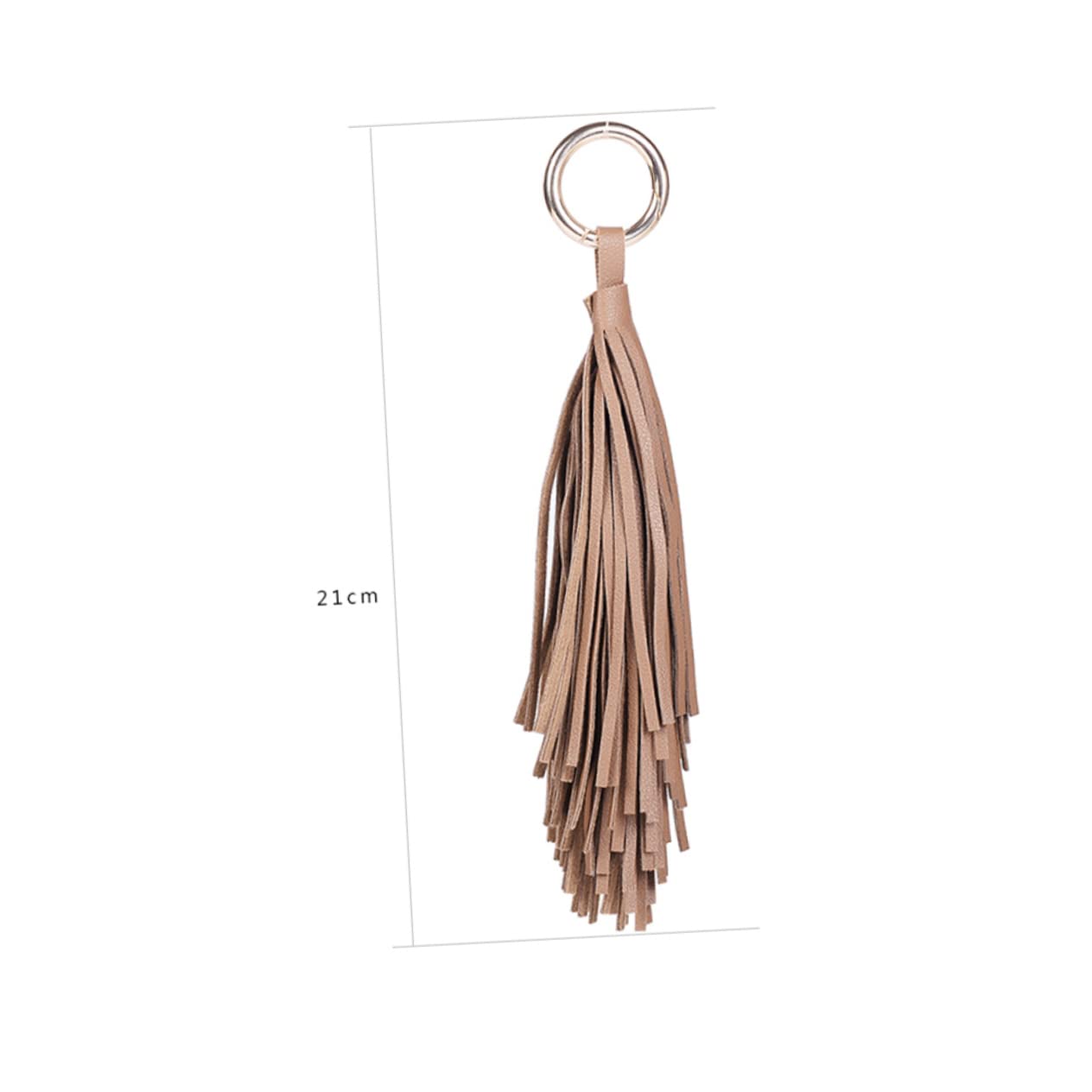 Leather Tassel Keychain | Minimal Women’s Bag & Car Key Charm