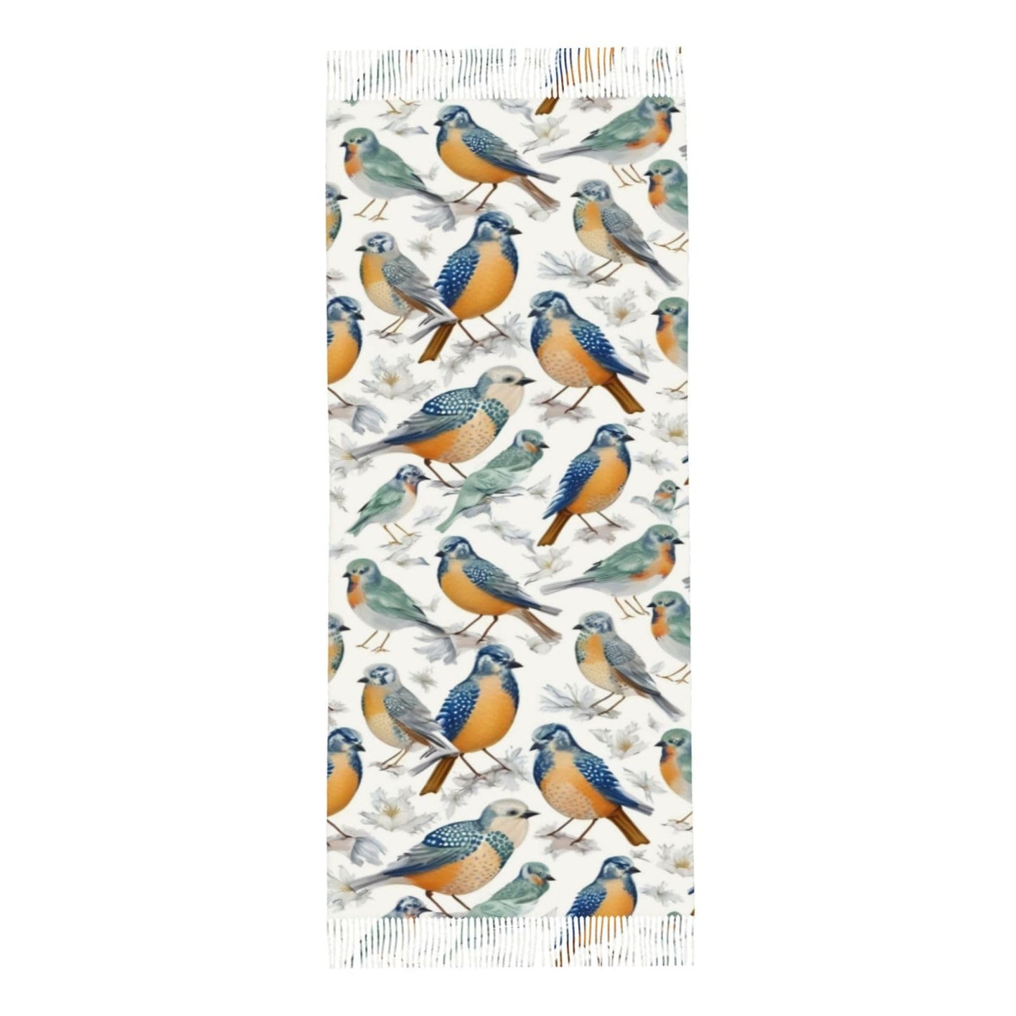 Printed Tassel Scarf Wrap | Minimal Women’s Lightweight Fashion Shawl
