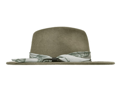Wide Brim Felt Hat | Minimal Wool Fedora Women’s Sun Protection Accessory