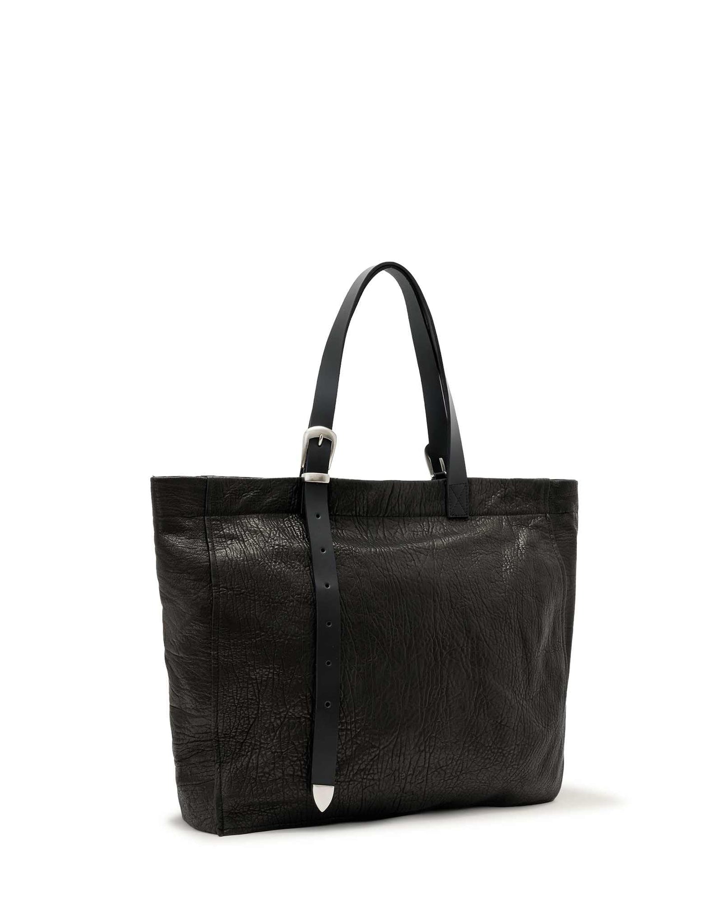 Leather Tote Bag | Minimal Women’s Black Everyday Shoulder Bag