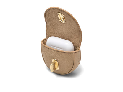 Dual Hobo Shoulder Bag | Minimal Women’s Camel Leather Bag