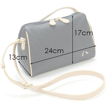 Two-Tone Crossbody Shoulder Bag | Minimal Women’s Dark Blue & Beige Bag One Size