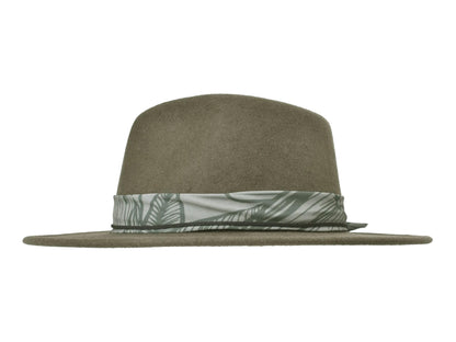 Wide Brim Felt Hat | Minimal Wool Fedora Women’s Sun Protection Accessory