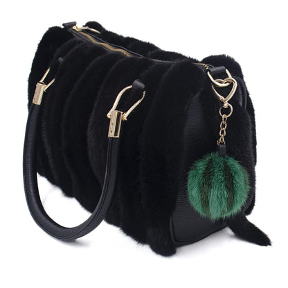 Fluffy Fruit Keychain | Minimal Women’s Kawaii Bag Charm Accessory