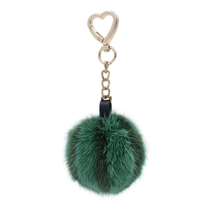 Fluffy Fruit Keychain | Minimal Women’s Kawaii Bag Charm Accessory