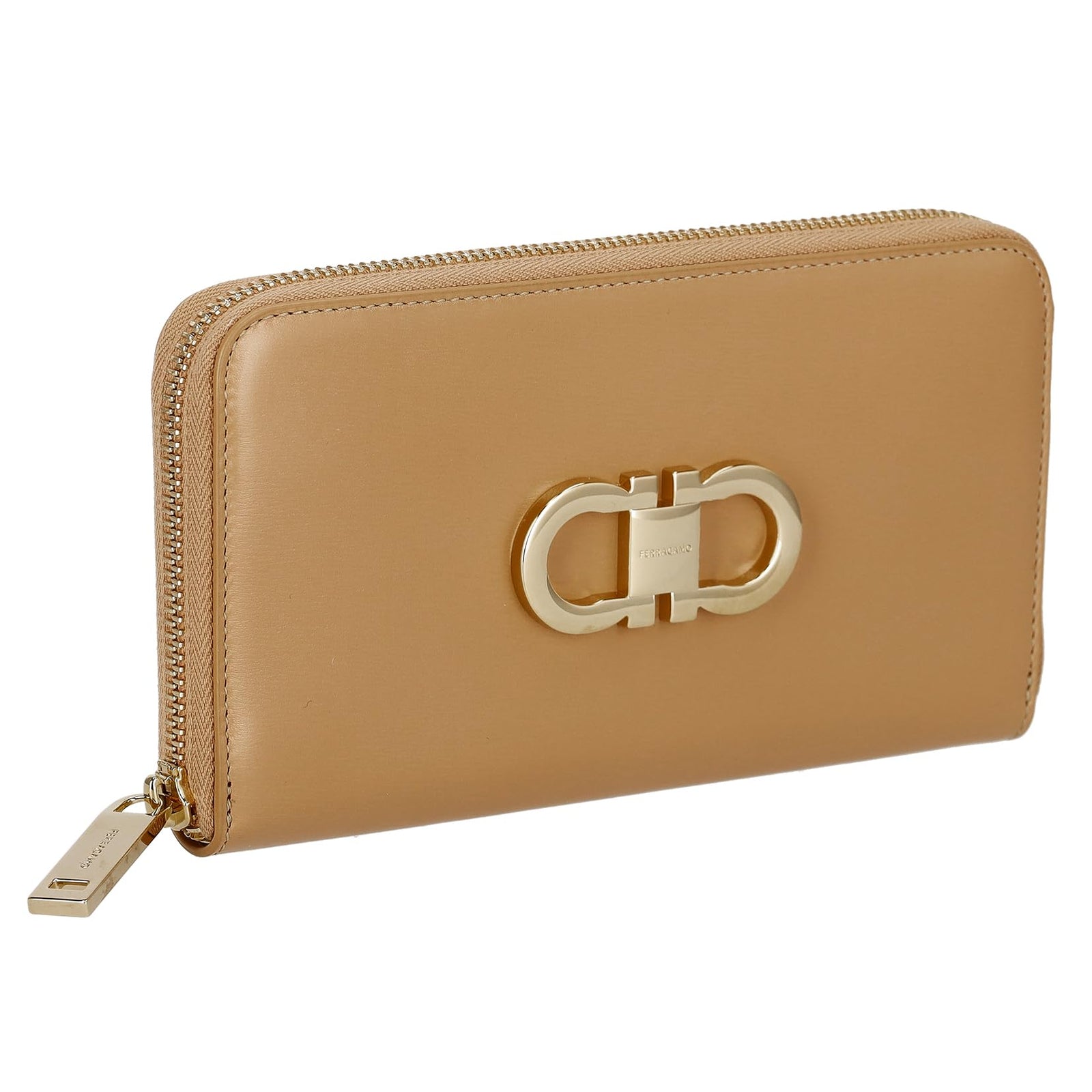 Long Zip Wallet | Minimal Women’s Round Zipper Leather Wallet