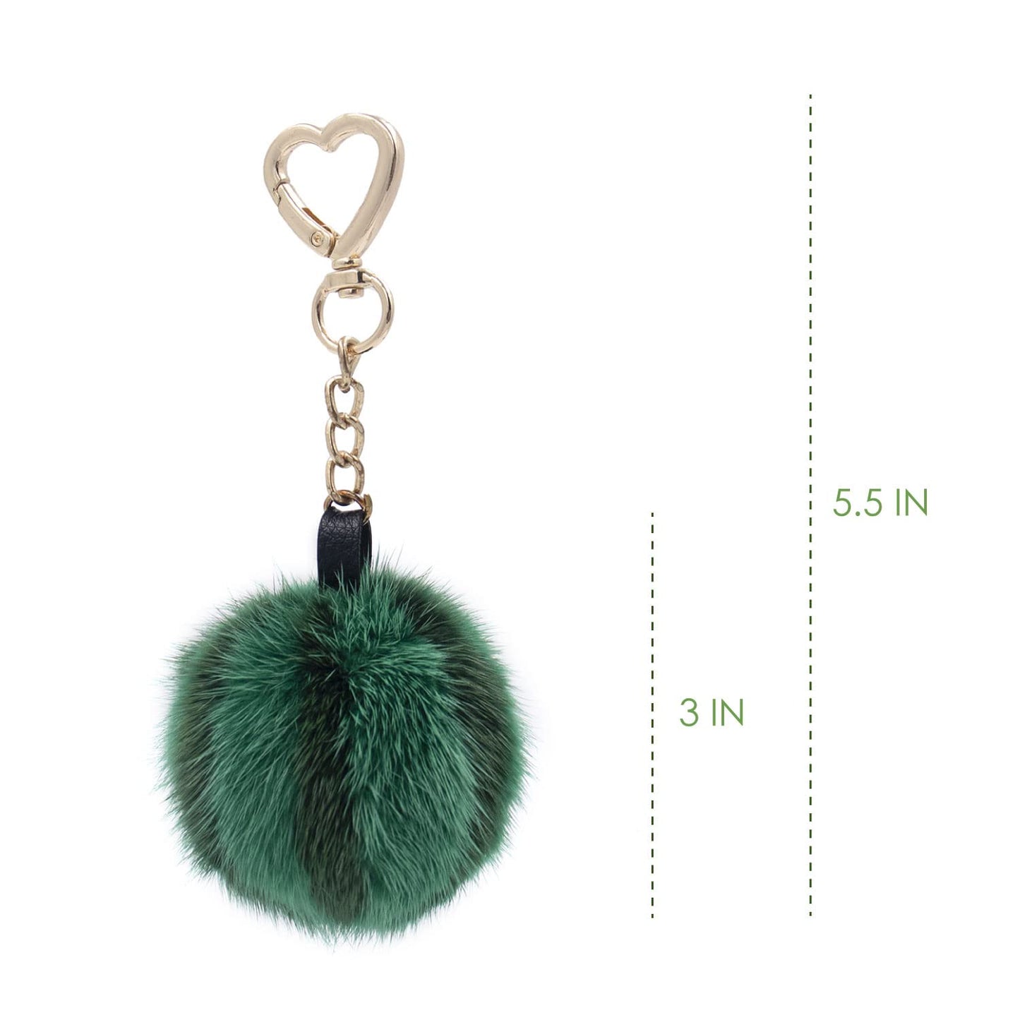 Fluffy Fruit Keychain | Minimal Women’s Kawaii Bag Charm Accessory