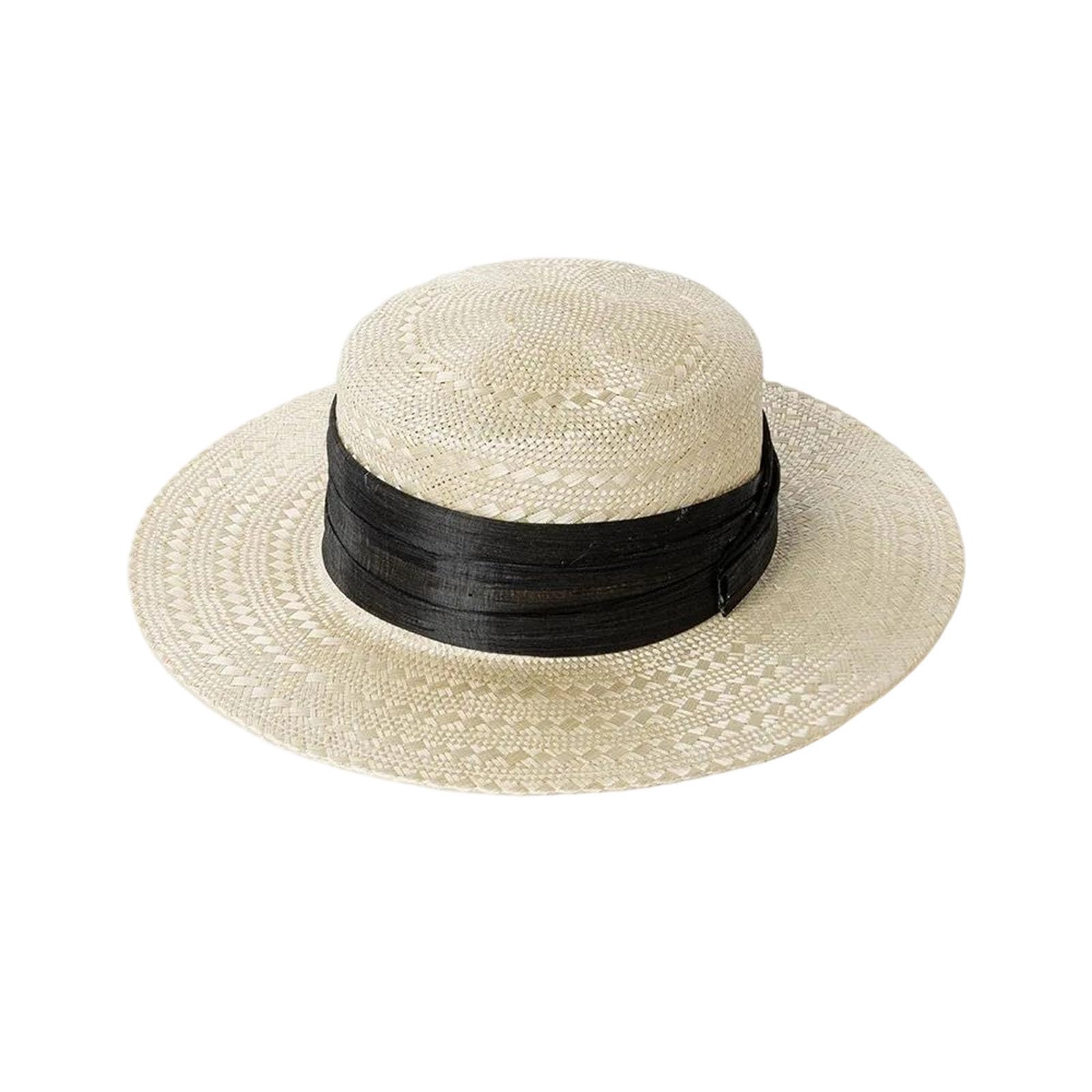 Flat Brim Wide Hat | Minimal Women’s Casual Sun Protection Headwear