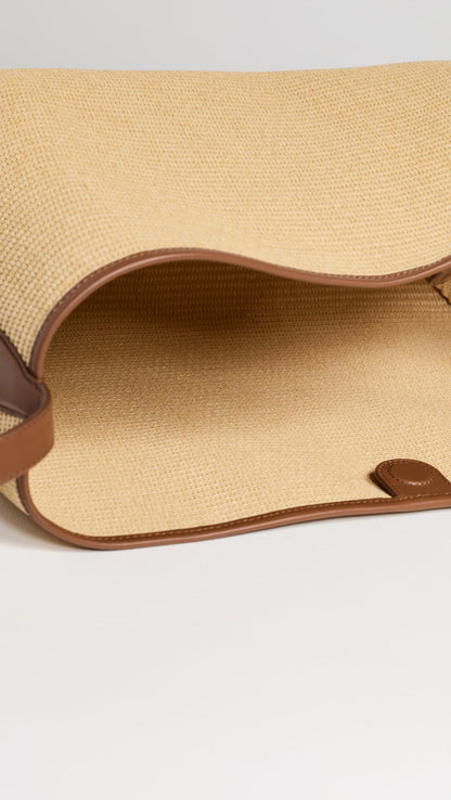 Raffia Hobo Bag | Minimal Women’s Natural Summer Shoulder Bag