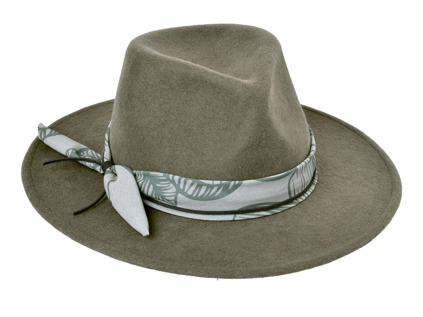 Wide Brim Felt Hat | Minimal Wool Fedora Women’s Sun Protection Accessory
