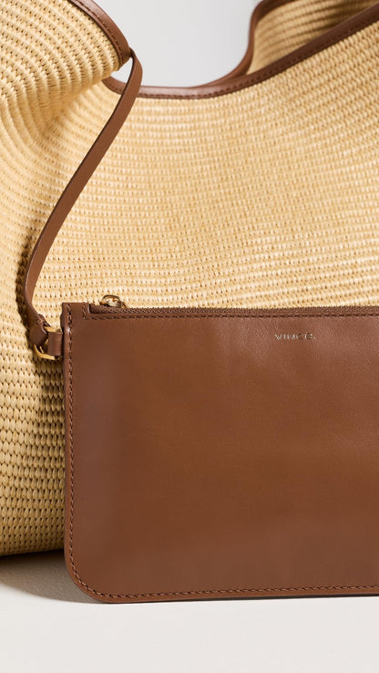 Raffia Hobo Bag | Minimal Women’s Natural Summer Shoulder Bag