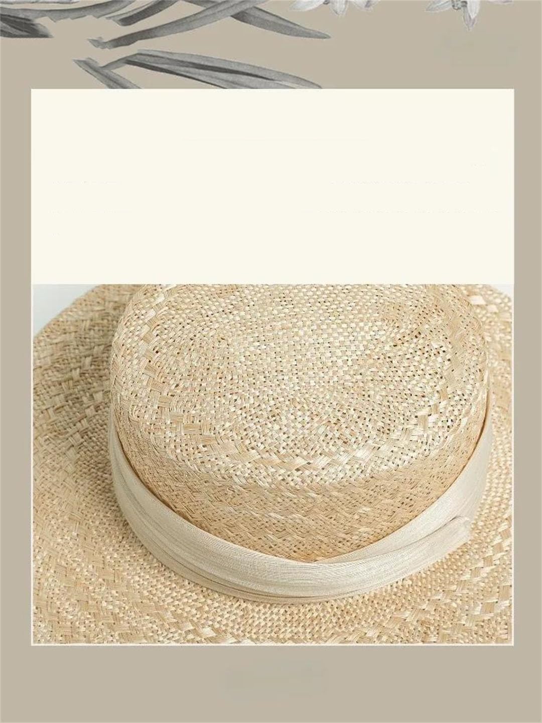 Flat Brim Wide Hat | Minimal Women’s Casual Sun Protection Headwear