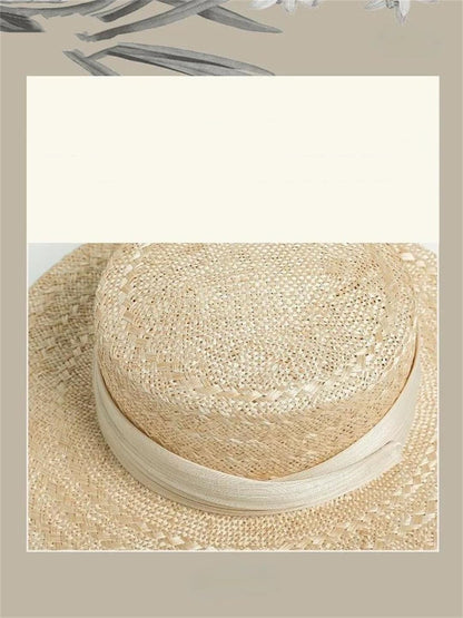 Flat Brim Wide Hat | Minimal Women’s Casual Sun Protection Headwear