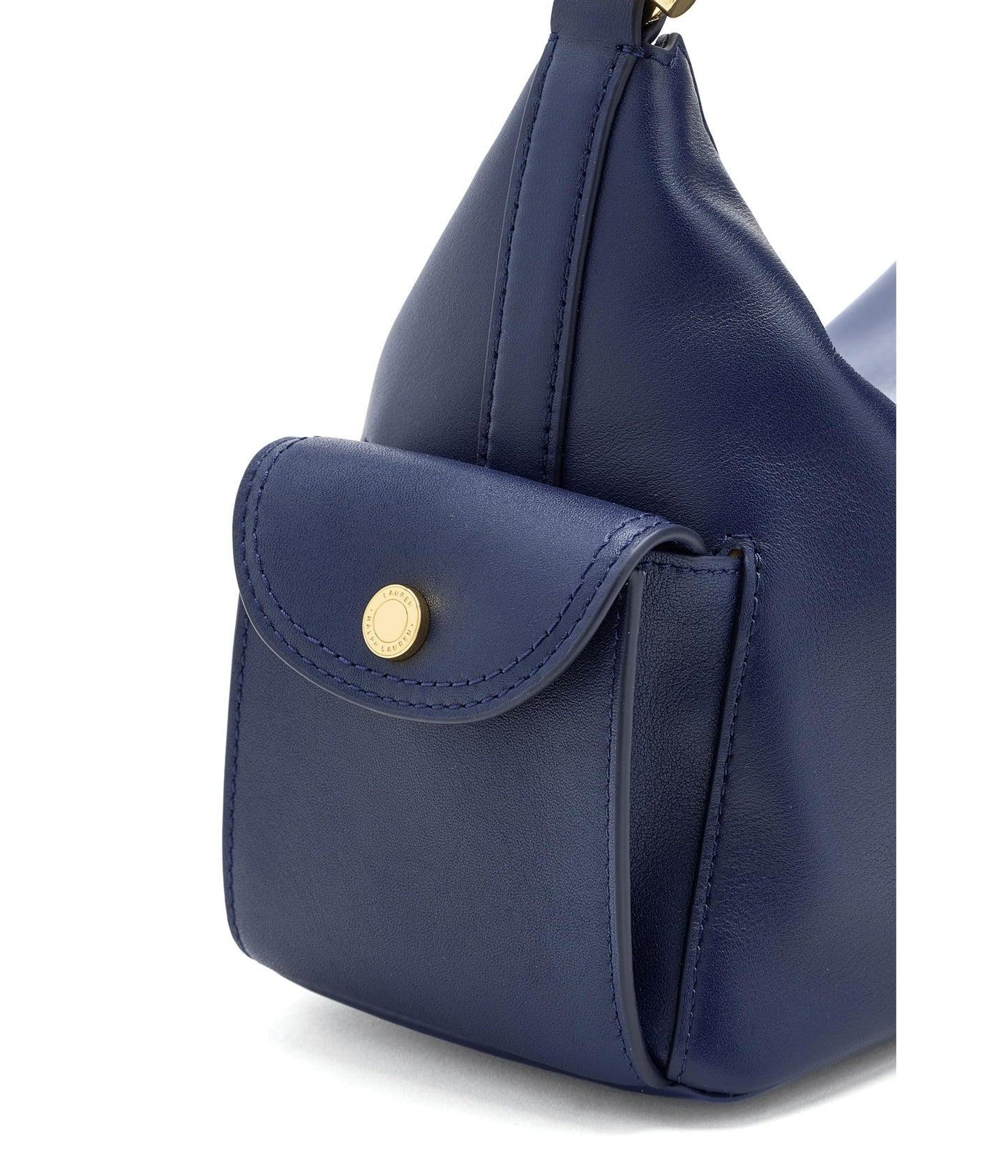 Small Nappa Leather Shoulder Bag | Minimal Women’s Refined Navy Bag