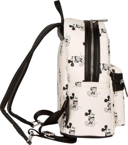 Mickey Mouse Mini Backpack | Minimal Disney Character Travel Bag