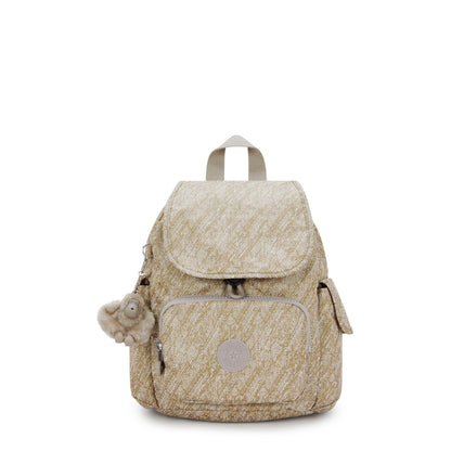 Mini City Backpack | Minimal Women’s Gold Accent Travel Bag