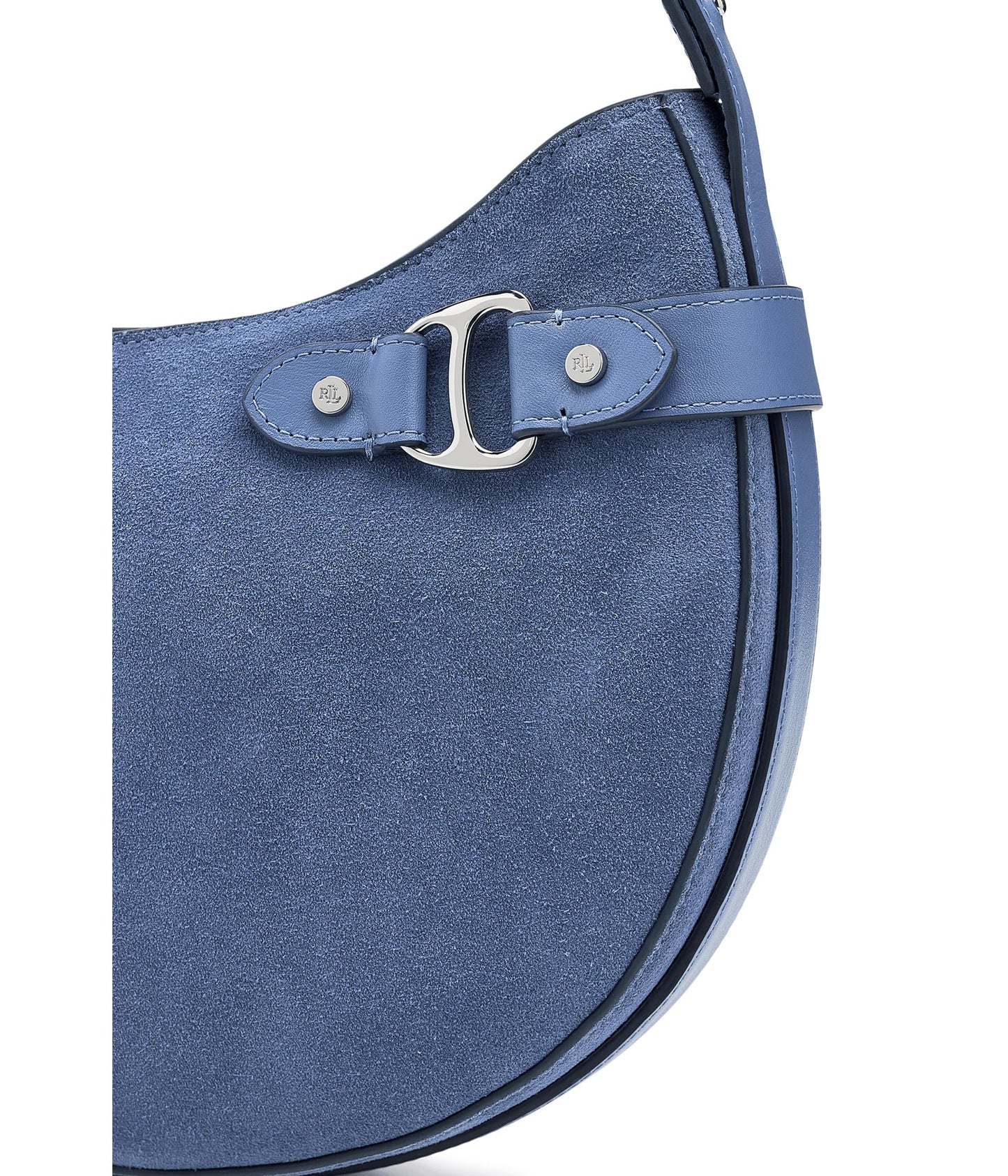 Suede Large Shoulder Bag | Minimal Women’s Blue Tote Style Bag